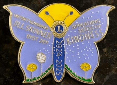 DG Jill Skinner's pin