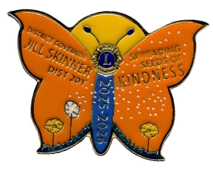 DG Jill Skinner's pin